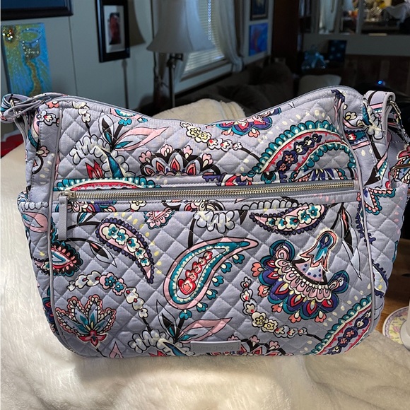 NWOT Vera Bradley LG Iconic On the Go “Makani Paisley”-w/Wallet - Picture 4 of 16